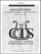 Milestones Brass Ensemble and Percussion cover